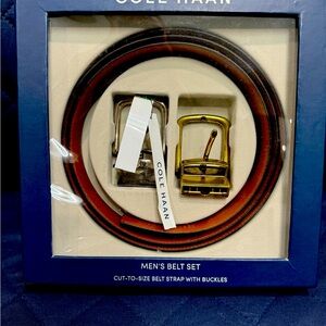 Cole Haan men’s reversible cut to fit belt